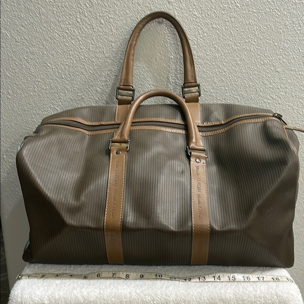 Charles Jourdan Brown Duffel Bag